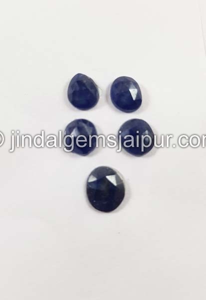 Blue Sapphire Rose Cut Slices